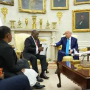 Trump Casts Himself as a Protector of Persecuted White People