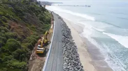 Pacific Surfliner, more to resume along reinforced coastal rail line on June 7